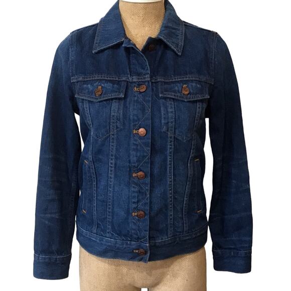 Madewell Jean Jacket in Briarwood Wash Size Small SOLD OUT Online Trucker - Picture 5 of 9